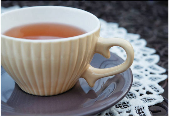Excelsa Parisienne Tasse aus Porzellan Rot 325ml 1Stück