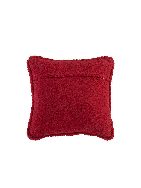 Nef-Nef Homeware Christmas Decorative Pillow Please Square White 50x50cm