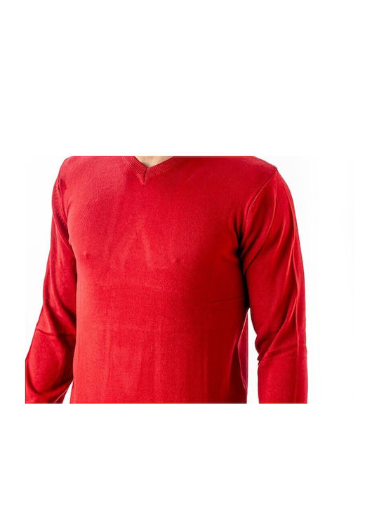 Raniami Men's Long Sleeve Sweater RED