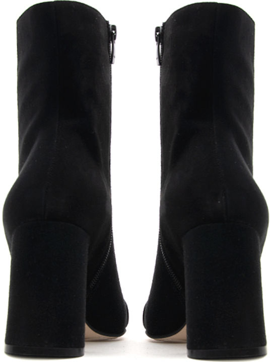 Suede Women's Ankle Boots Black