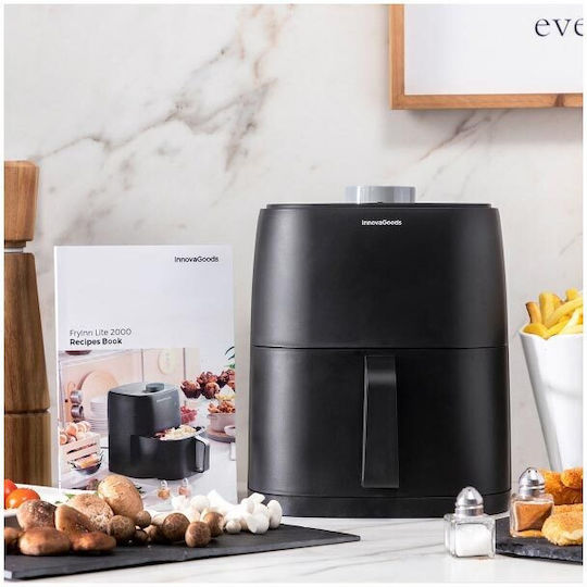 InnovaGoods Fryinn Lite 2000 Friteuză cu aer 2lt Negru