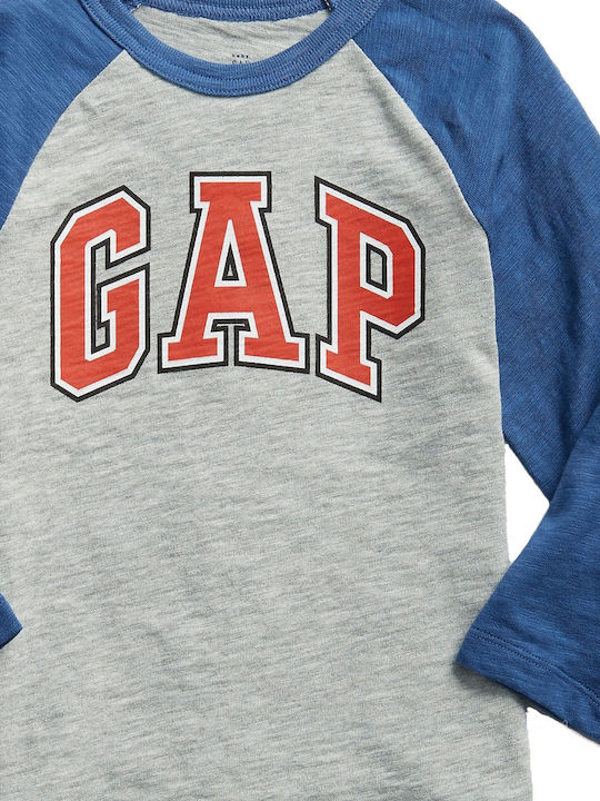 Kinderhemd Langarm Gray