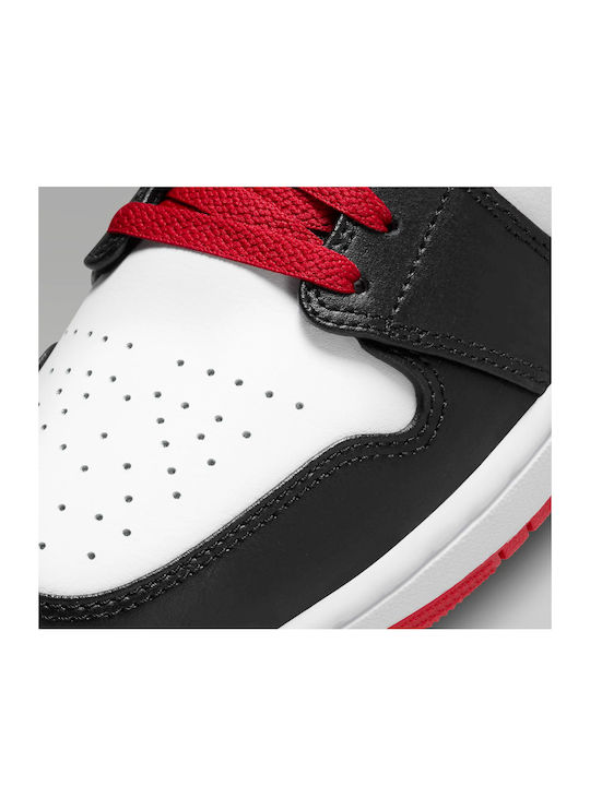 Air  1 Retro Mid Boots White / Black / Gym Red