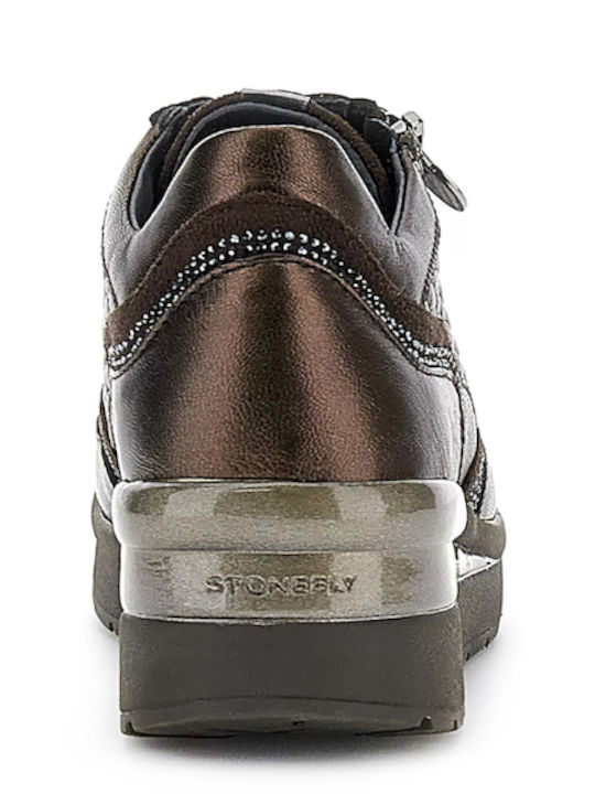 Cream Anatomical Sneakers Coffee