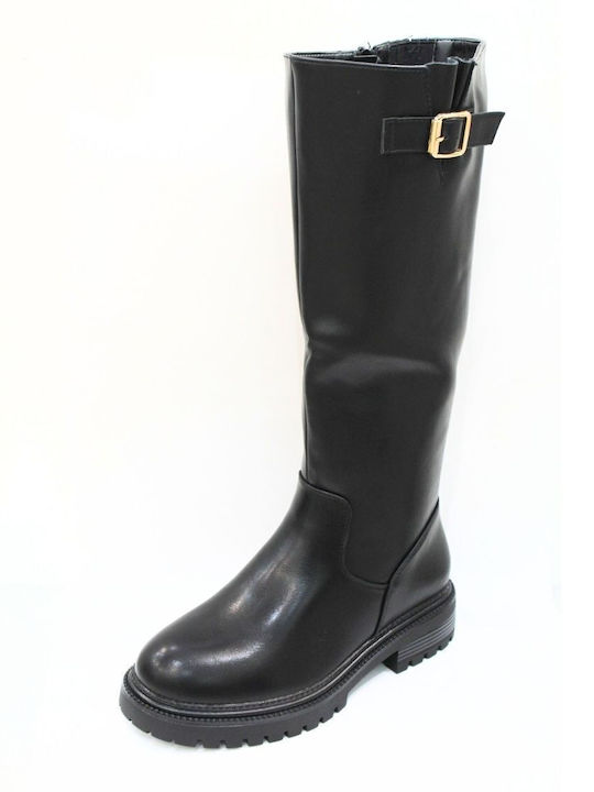 Plato Damenstiefel Schwarz