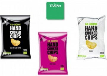 ORGANIC Βιολογικά Chips Πρωτεΐνης με Αλάτι 125gr