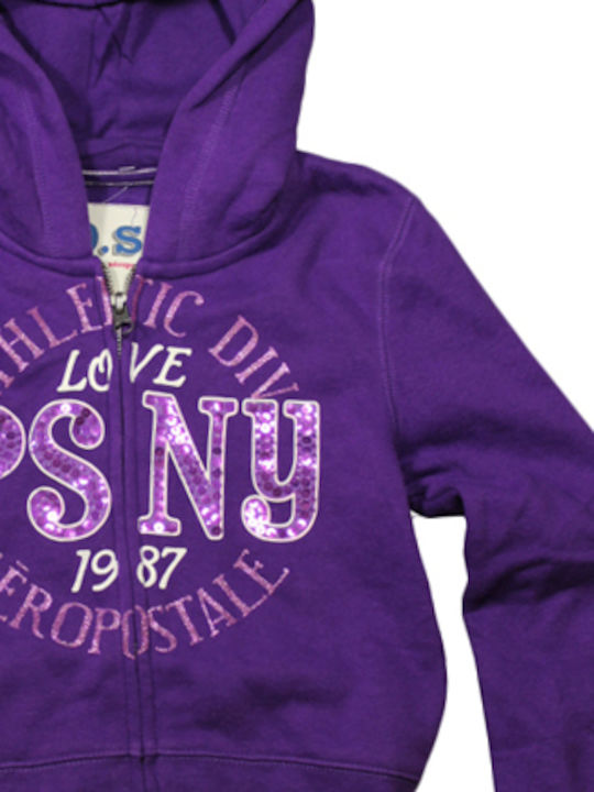 Kids Cardigan Purple
