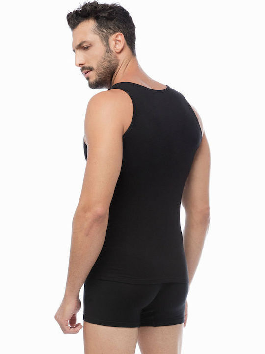 Men's Undershirt Sleeveless Black