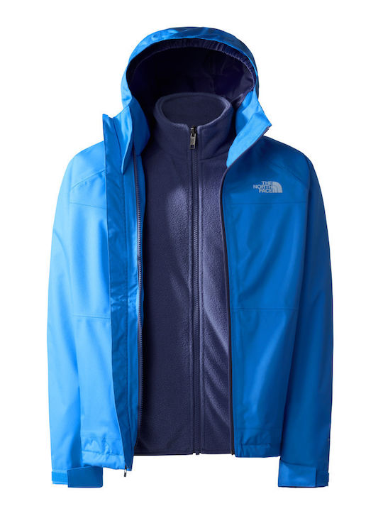 Vortex Triclimate Kids Sports Short Jacket with Hood Optic Blue