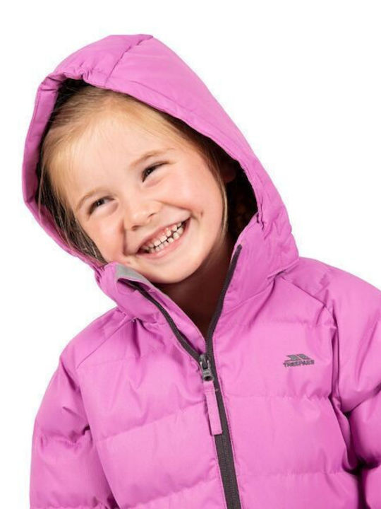 Παιδικό Casual Μπουφάν με Κουκούλα Deep Pink Amira