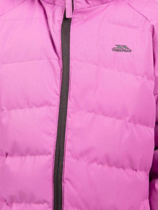 Παιδικό Casual Μπουφάν με Κουκούλα Deep Pink Amira