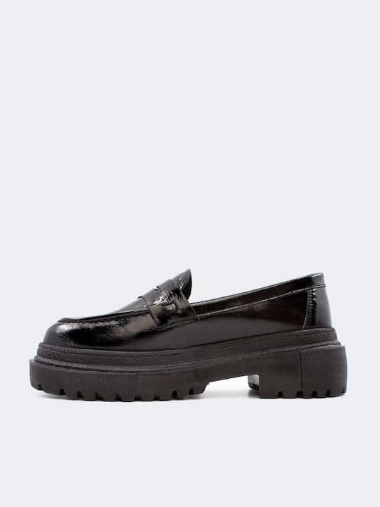 Robinson Leather Women's Loafers in Black Color