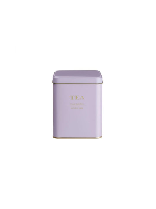 Butlers Κουτί για Τσάι με Καπάκι Μεταλλικό Μωβ 790ml