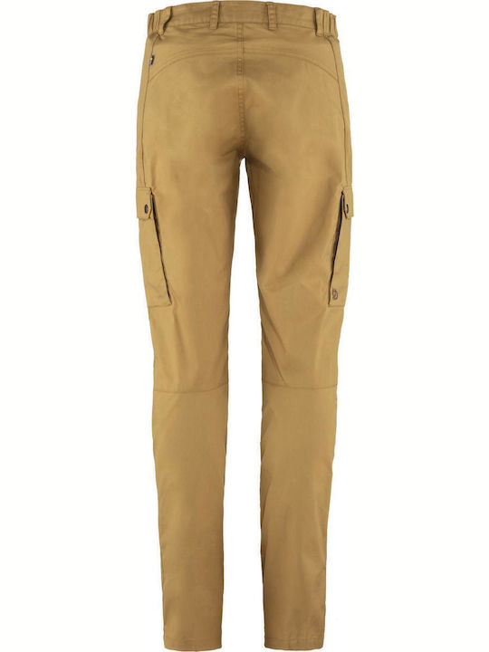 Fjallraven Stina Γυναικείο Κοντό Παντελόνι Πεζοπορίας Καφέ