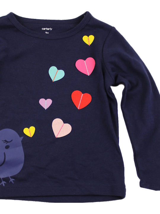 Kids' Shirt Long Sleeve Blue