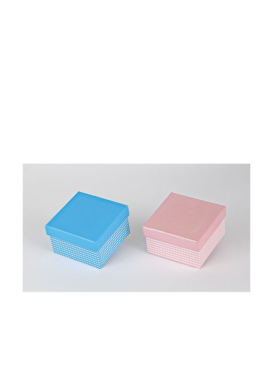 Palma Emporio Paper Storage Box with Lid Lila 8x8x5cm 12pcs
