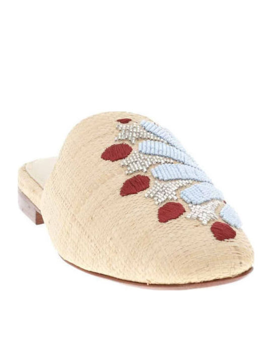 Flat Mules Nude