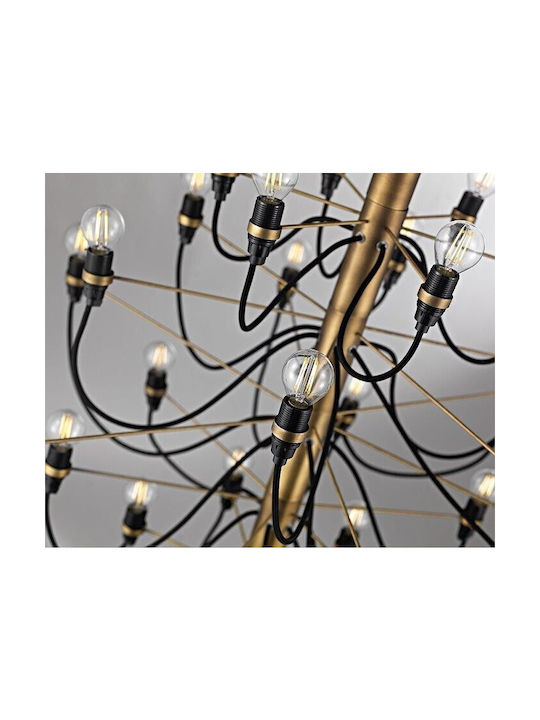 Luma Kronleuchter 18xE14 Ø65cm Kupfer 100-01168-30
