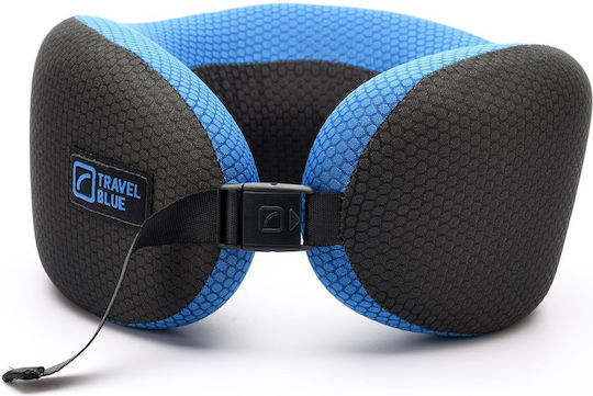 Travel Blue Μαξιλαράκι Ταξιδίου Μαξιλαράκι Memory Foam Μπλε