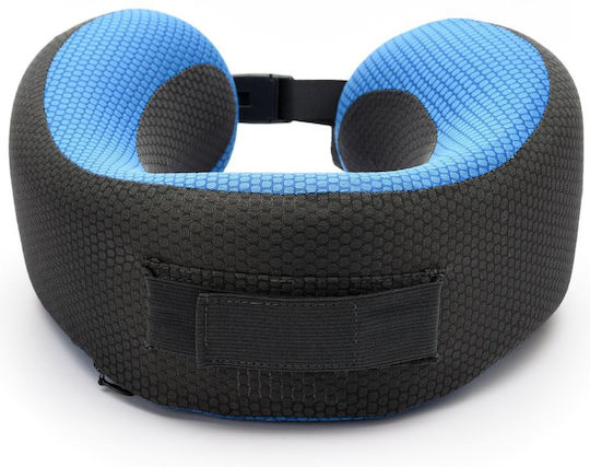 Travel Blue Μαξιλαράκι Ταξιδίου Μαξιλαράκι Memory Foam Μπλε