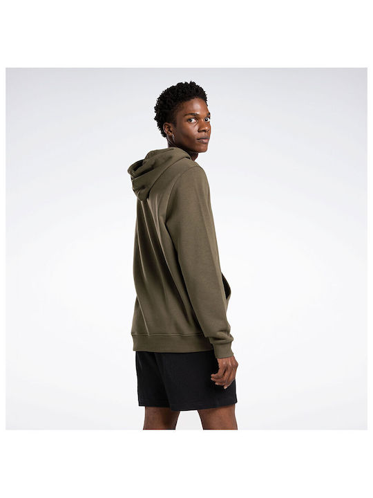 Reebok Identity Men's Sweatshirt with Hood Army Green