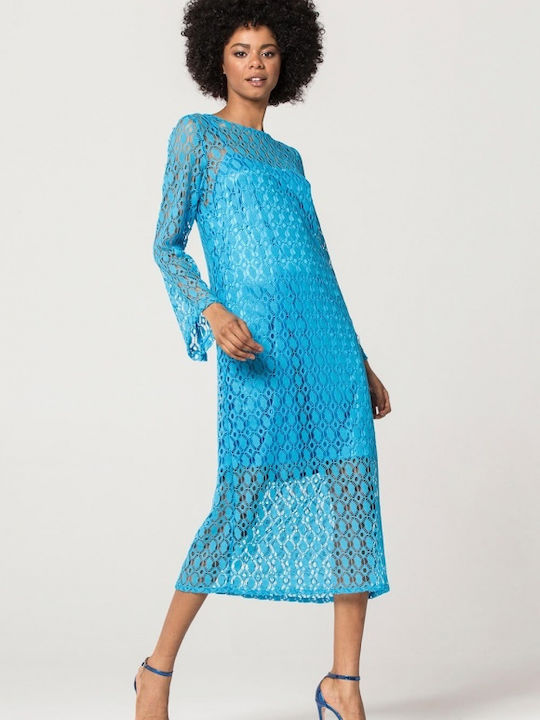 Matis Fashion Midi Φόρεμα Τιρκουάζ