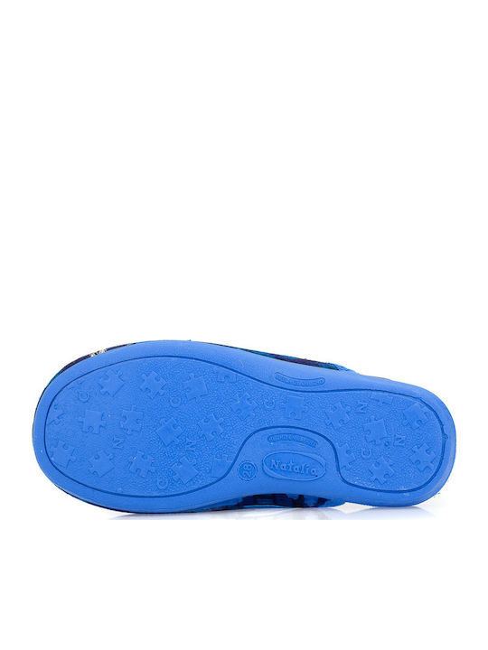 Kinderhausschuhe Blau