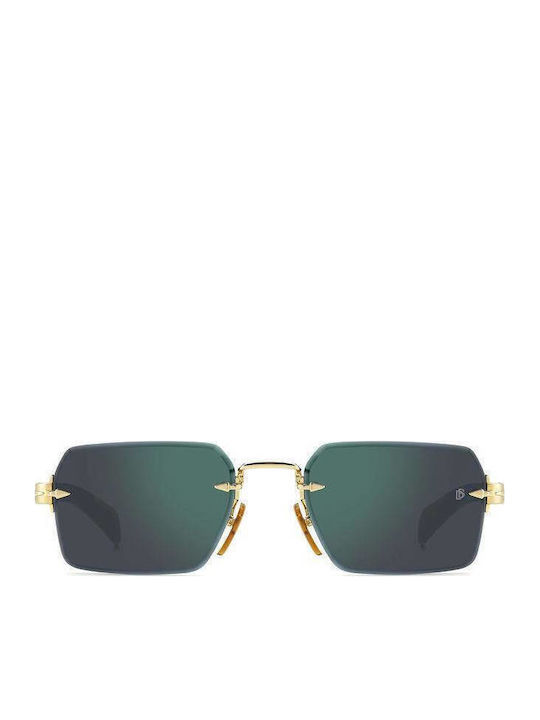 David Beckham Unisex Γυαλιά Ηλίου με Χρυσό Μεταλλικό Σκελετό DB 7109/S 06J/MT
