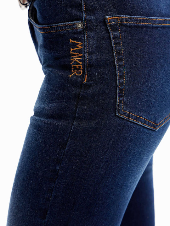 Dublin Women's Jeans Pants Flared Dark Blue