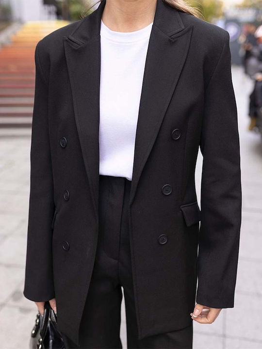 Sou Blazer pentru femei Sacou blue