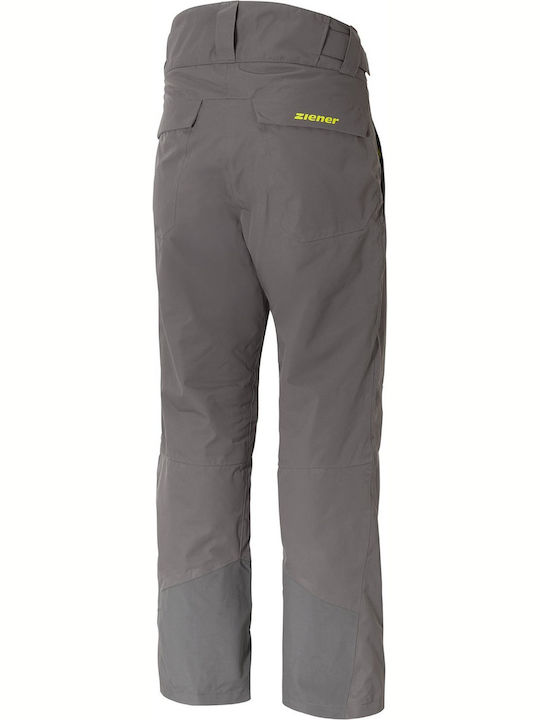 Ziener Tassylo 184223-757 Ανδρικό Παντελόνι Σκι & Snowboard Γκρι