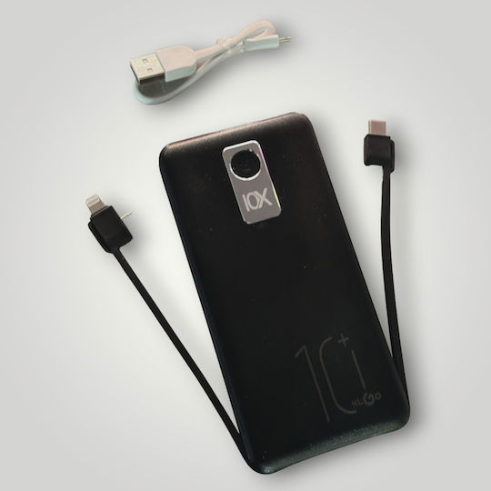 KLGO KP-90 Power Bank 10000mAh με Θύρα USB-A Μαύρο