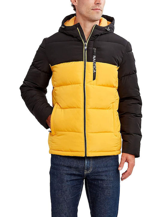 Winter Jacke Puffer Old gold