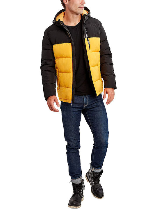 Winter Jacke Puffer Old gold