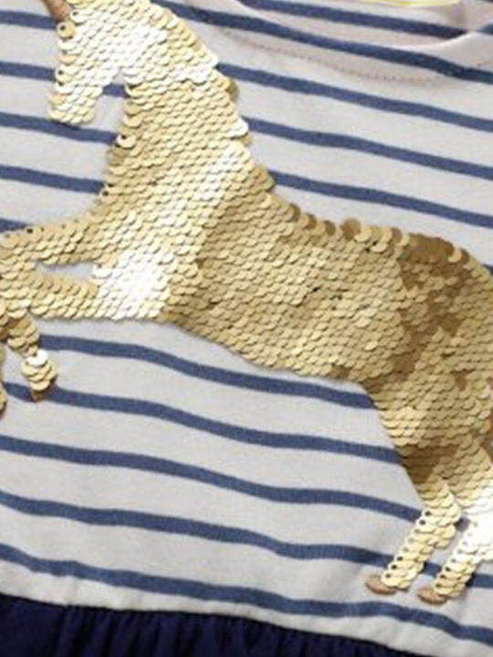 Παιδικό Φόρεμα Navy Μπλε