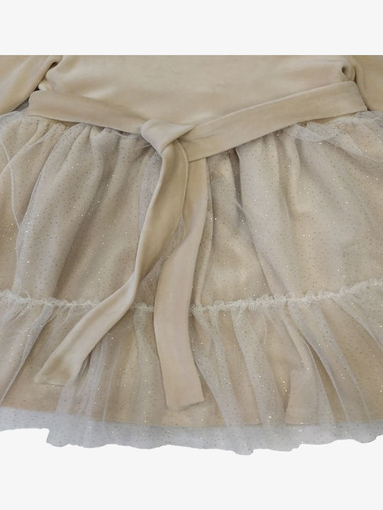 Kinderkleid Beige