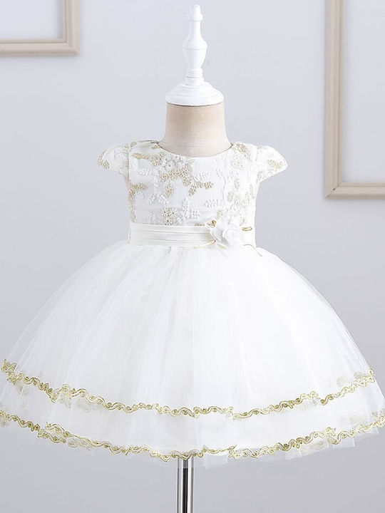 Ekidsbridal Kids Dress Floral White