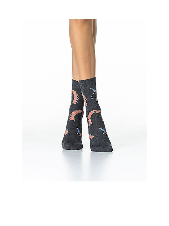 Inizio Women's Socks Charcoal