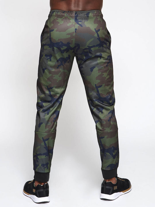 Leone 1947 Pantaloni de trening cu model Camo Green Camo