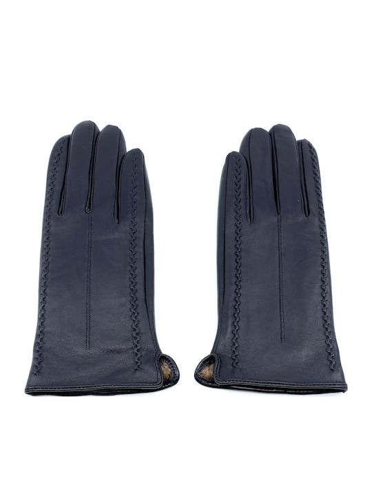 Women's Leather Touch Gloves Black