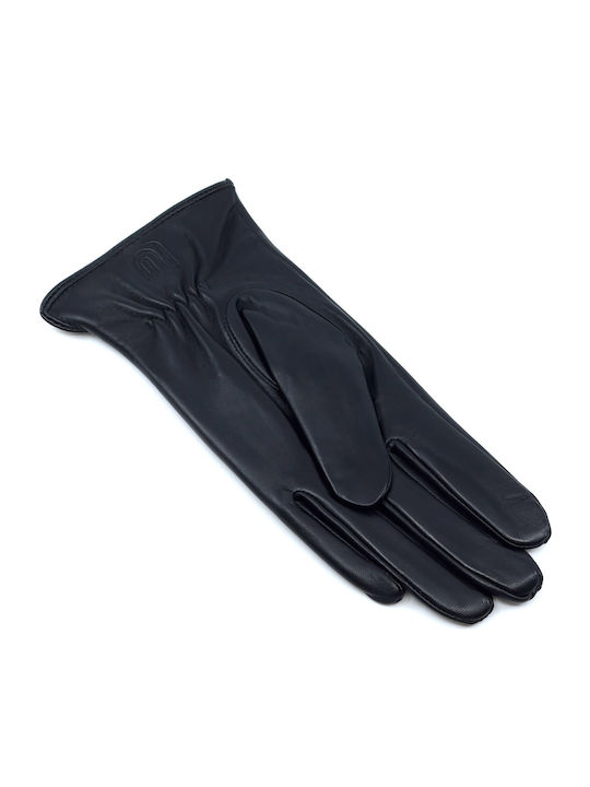 Women's Leather Touch Gloves Black