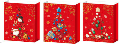 Cosmofan Paper Christmas Bag for Gift 31x12x40cm. (Various Colors/Designs)