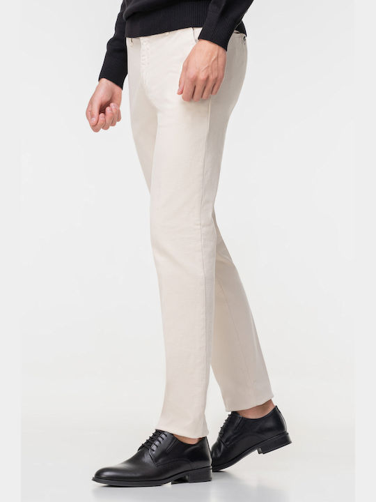 Four.Ten Men's Trousers Off White