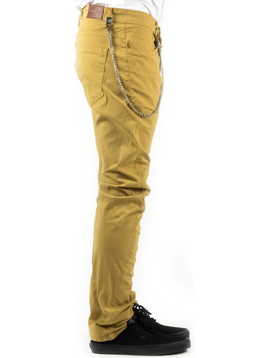 Hose Elastisch Mustard