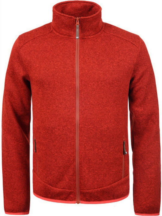 Tim Ανδρική Ζακέτα Fleece Πορτοκαλί