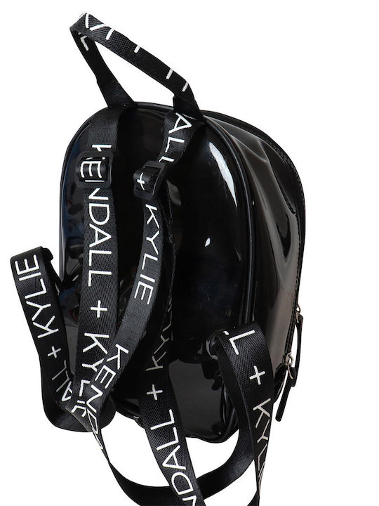Leather Backpack Backpack Bags Kendall And Kylie Black  display picture 3