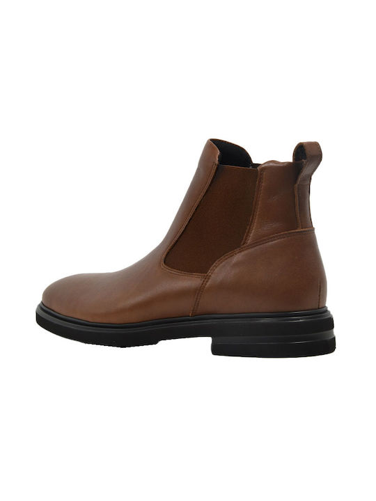 Softies Men's Leather Boots Tabac Brown