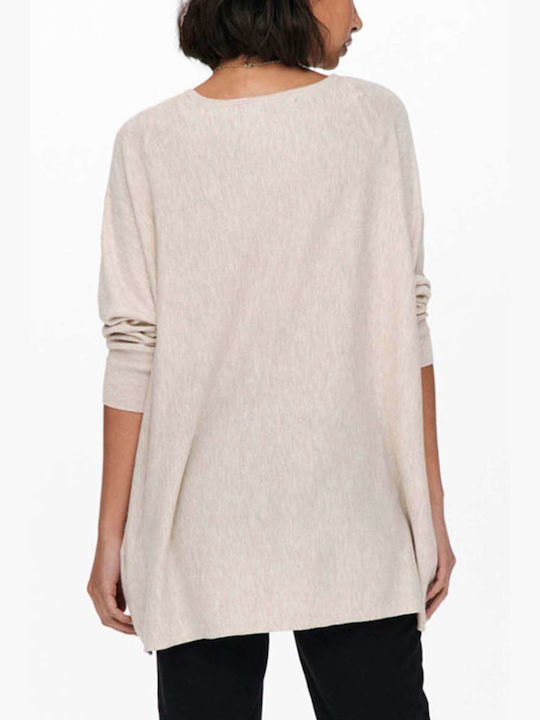 Only Life Damen Langarm Pullover 14-0002 TCX Pumice Stone