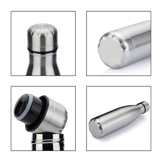 Koupakoupa Cristiano Ronaldo Recyclable Bottle Thermos Stainless Steel BPA Free 500ml Silver