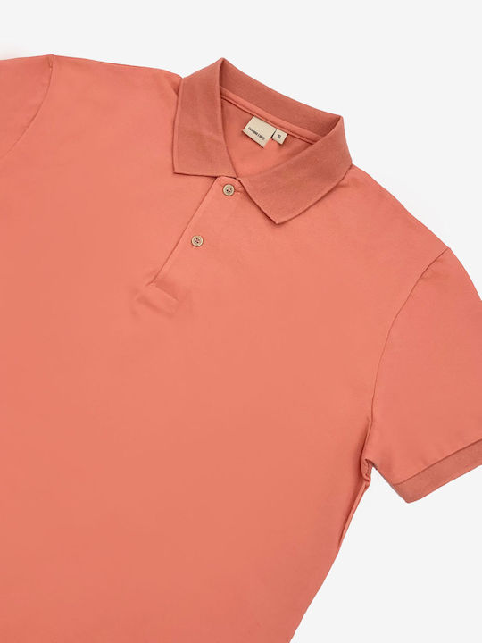 Gianni Lupo Men's Short Sleeve Blouse Polo SALMONE GL2153F